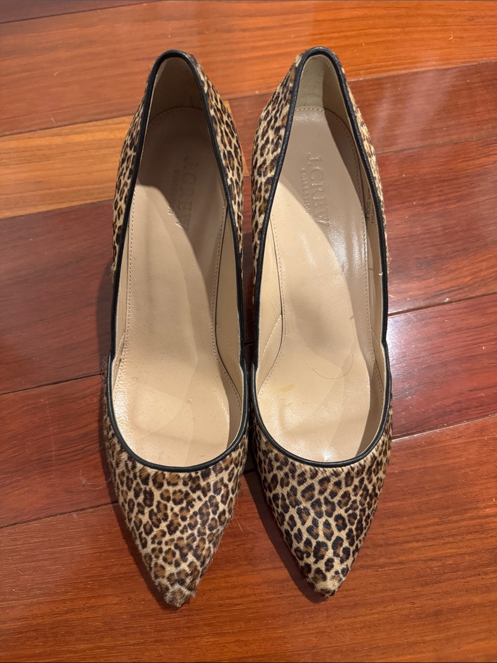 New J.Crew Leopard Print Pointed-Toe Women’s Pumps